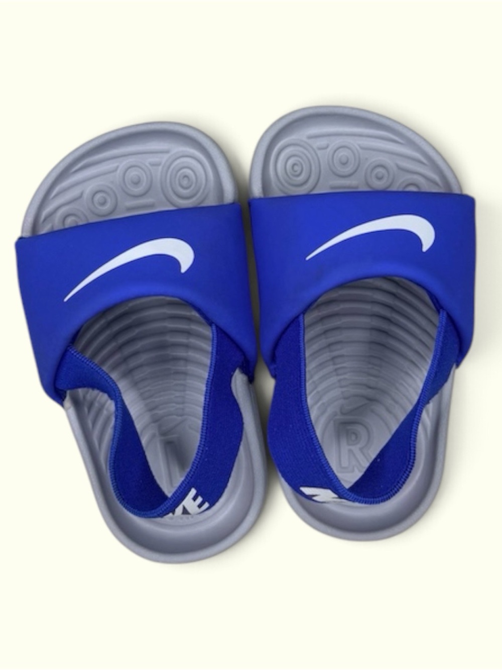 Nike Kawa Infant Slide Sandals Blue And Grey (4C)